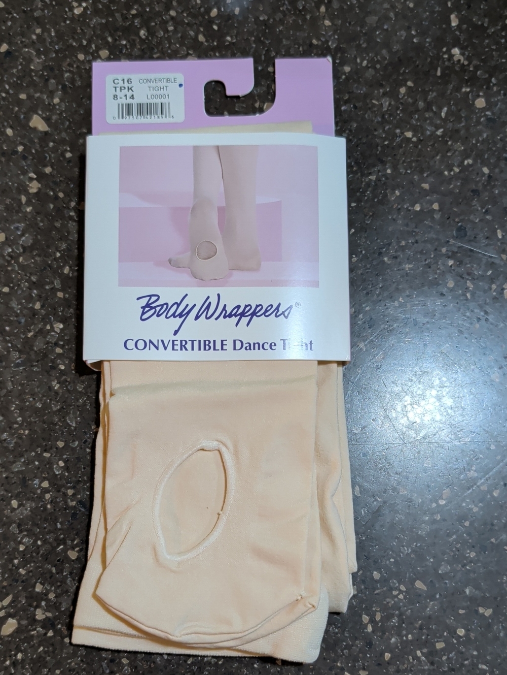 Body Wrappers Convertible Dance Tight in Light Beige